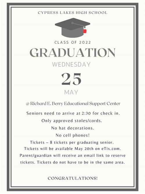 Graduation May 25